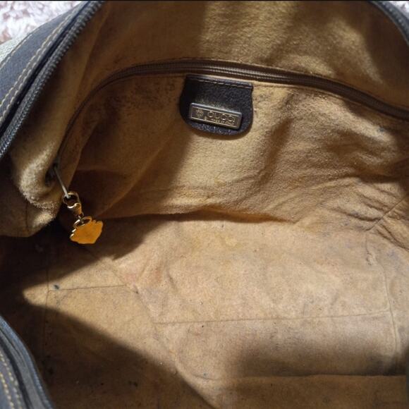 VTG Gucci Ophidia Stripe Boston Brown Doctor Bag - Picture 10 of 10